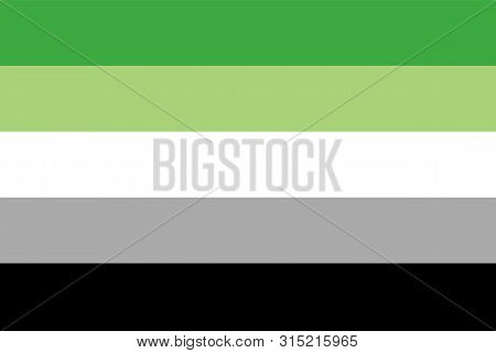 Flag, Rectangular Shape Icon On White Background