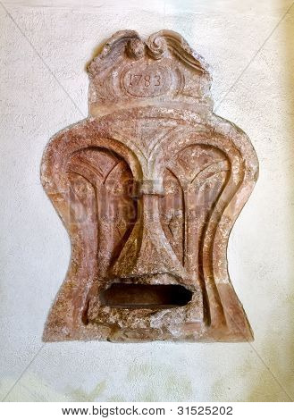 Klášter Santa Maria De Poblet detailu získá ruce