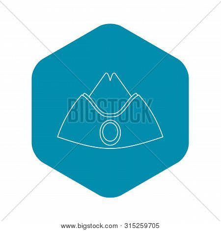 Forage Cap Icon. Outline Illustration Of Forage Cap Icon For Web