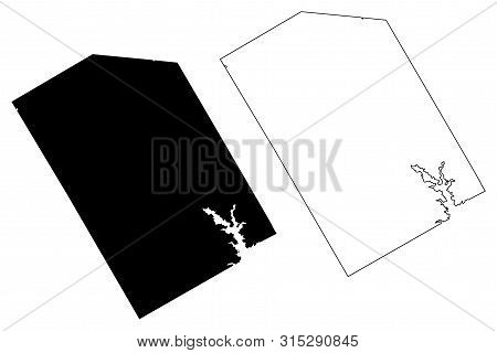 Limestone County, Texas (counties In Texas, United States Of America,usa, U.s., Us) Map Vector Illus