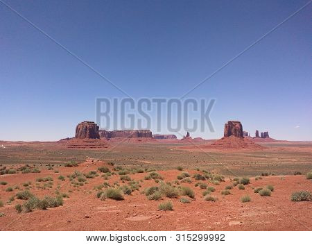 Traveling To A Monument Valley In The State Of Utah