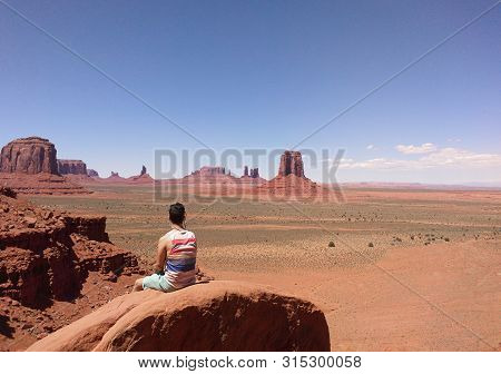 Traveling To A Monument Valley In The State Of Utah