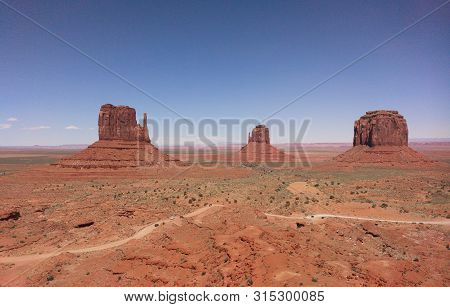 Traveling To A Monument Valley In The State Of Utah