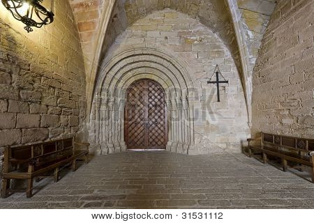 Klášter Santa Maria De Poblet skutečného vstupu