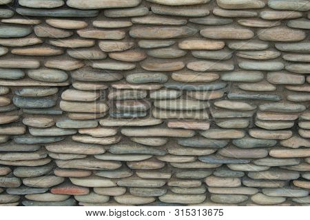 Stone Wall For Background. Stone Wall Texture.