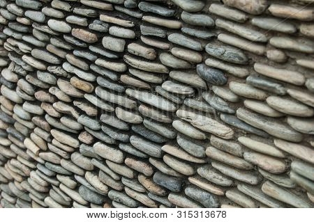 Stone Wall For Background. Stone Wall Texture.