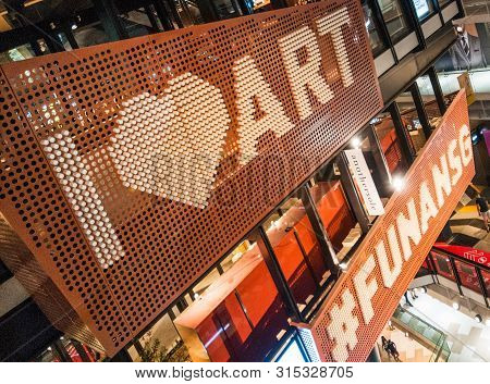 28 July 2019 Singapore: Funan Shopping Mall Is More Than Just A Mall.