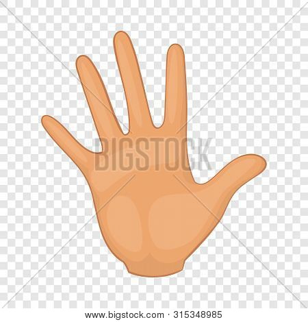 Hand Icon. Cartoon Illustration Of Hand Icon For Web Design