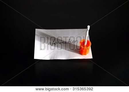 White Paper Sheet With Word 