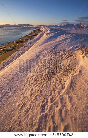 Barents Sea Bay. Kola Peninsula Landscape