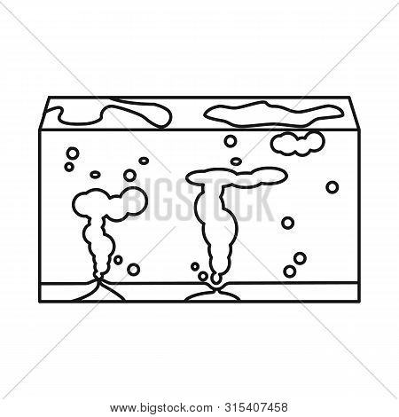 Vector Design Of Water And Station Sign. Collection Of Water And Purification Vector Icon For Stock.