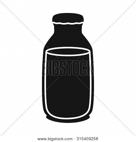 Vector Illustration Of Jug And Milk Icon. Collection Of Jug And Glass Stock Vector Illustration.