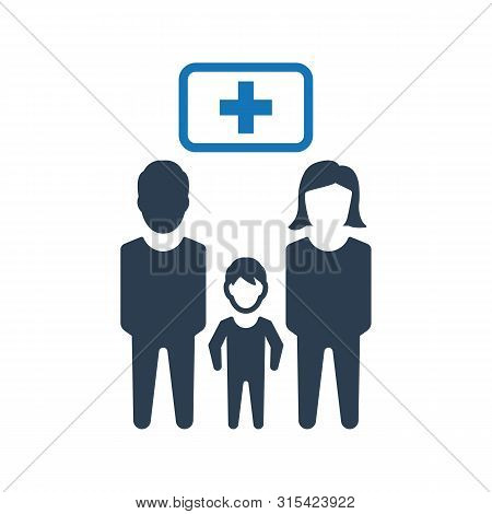 Beautiful, Meticulously Designed Family Health Care Icon