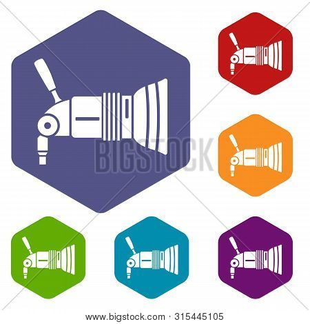 Professional Studio Light Icon In Simple Style On A White Background