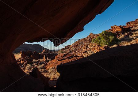 Desert View At Twyfelfontein In Damaraland Namibia, Africa