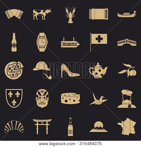 Reconnaissance Icons Set. Simple Set Of 25 Reconnaissance Icons For Web For Any Design