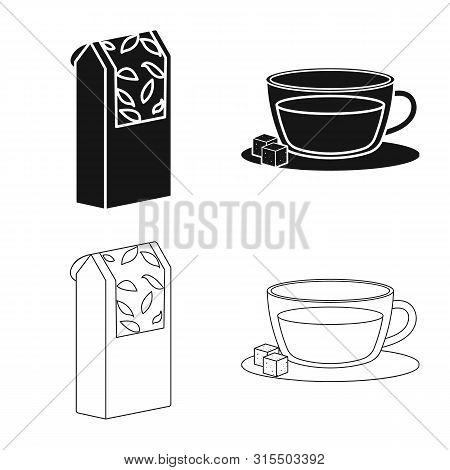 Vector Design Of Healthy And Floral Logo. Collection Of Healthy And Gradient Vector Icon For Stock.