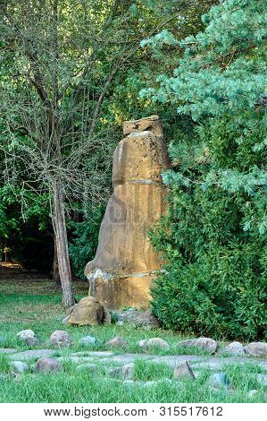 Phallus Stone. Phallus-like Stone. Penis-like Stone. Fancy Stone.