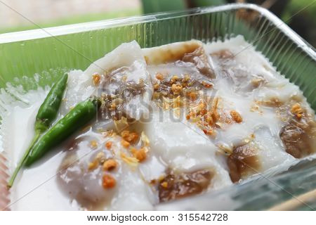 Thai Snack, Sheet Dough With Pork Stuffed
