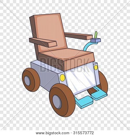 Self-propelled Wheelchair Icon. Cartoon Illustration Of Self-propelled Wheelchair Icon For Web Desig