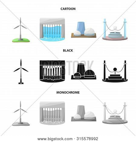Vector Design Of Source And Environment Sign. Collection Of Source And Bio Vector Icon For Stock.