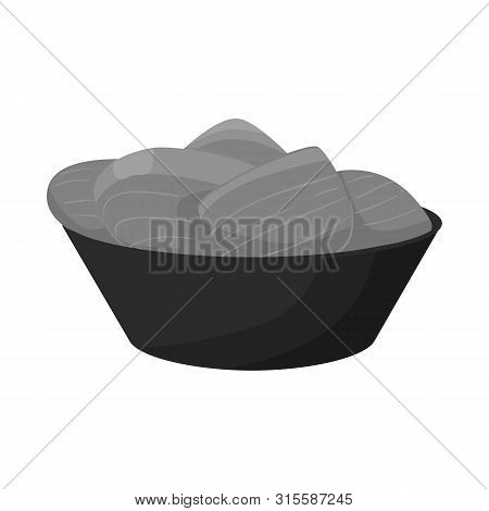 Vector Design Of Ginger And Sushi Icon. Set Of Ginger And Pickled Stock Vector Illustration.