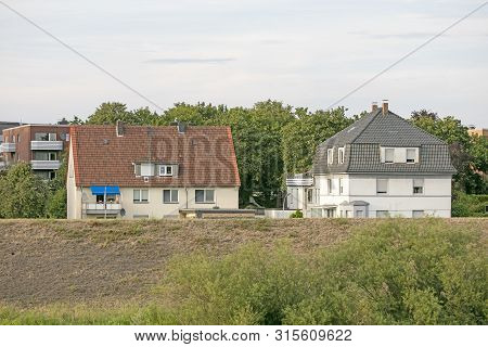 Beautiful Building In Dorsten Germany Lippe Macro Background Fine Art High Quality Prints Products F