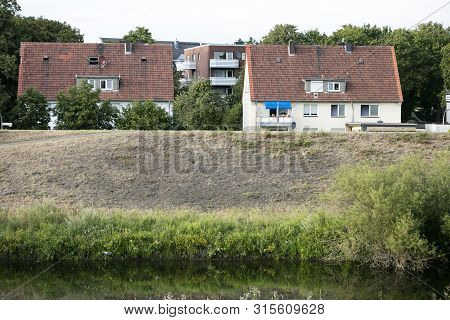 Beautiful Building In Dorsten Germany Lippe Macro Background Fine Art High Quality Prints Products F