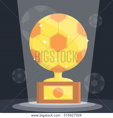 Football Soccer Sports Awards Gold Golden Reward Balls, Whistle, Glove Shoe For Best Top First Playe