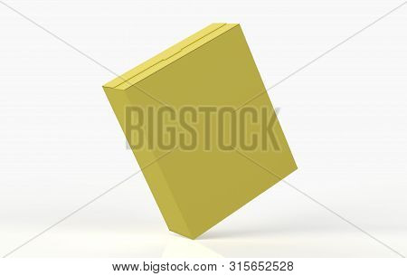 Realistic Blank Cardboard Packaging Boxes Mock Up Isolated On White Background. Can Be Use For Medic