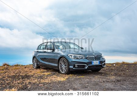 Bmw 1 Series 116d 5-door. Italy, Catania May 12 2019
