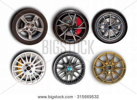 Tires That Are Separated From The Technology Background