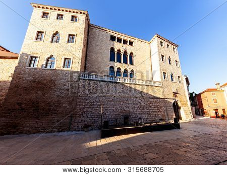 View Ot The Venetian Palace Called Soardo - Bembo Castle In Valle - Bale, Istria. Croatia