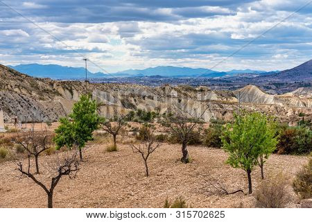 The Badlands Of Abanilla And Mahoya Near Murcia In Spain
