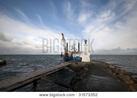 Fyrtårn og Sand grave