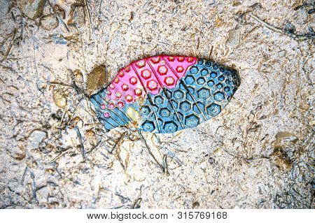 Mountain Boot Rest In The Ground