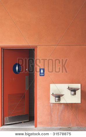 WC ženy s předním jímka