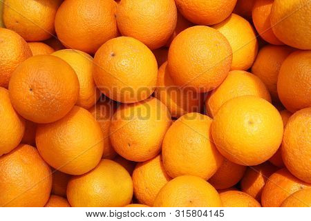 Yellow Malta Fruit. Pile Of Beautiful Yellow Malta