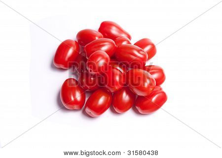 Stapel von rot Tomaten