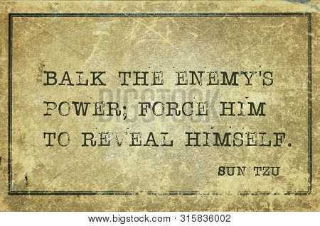 Reveal Himself Sun Tzu