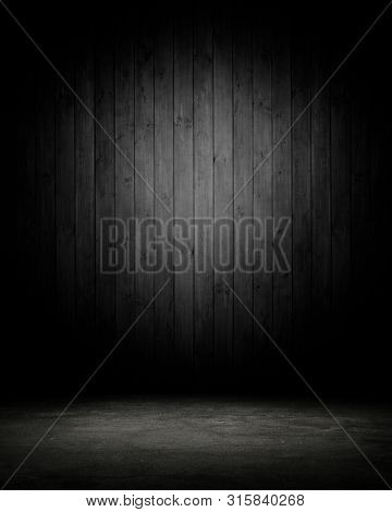 dark empty interior room. may used as background.
