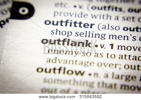 Word Or Phrase Outflank In A Dictionary
