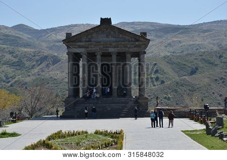 The Garni Temple In Armenia Near Erevan