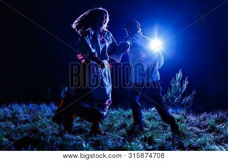 Bolshaya Rechka, Russia - June 25 2017: Celebrating Of Belorussian Holiday Ivan Kupala Near The Rive