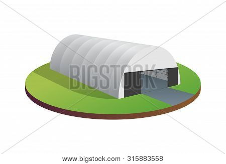 Awning Tarpaulin Tent Temporary Warehouse Exhibition Tunnel Hall Aircraft Hangar. Barn Construction 