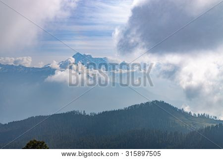 Hills And Himalayas In Nepal. Nature And Landscape