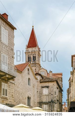 Trogir Old Town With Cathedtal Tower, Croatia