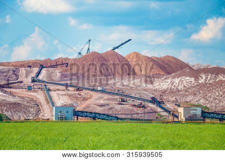 Terrikon Or Terrikonik - Dump, Artificial Embankment From Waste Rock, Extracted During Underground M