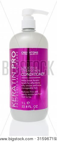 Winneconne, Wi - 15 July 2019 : A Package Of Creightons Smooth And Strengthen Conditioner Keratin Pr