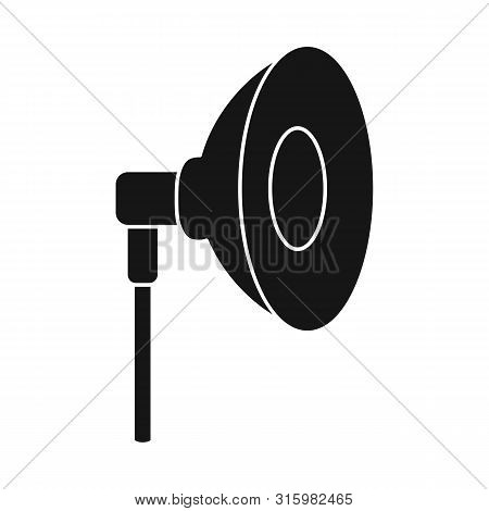Vector Illustration Of Light And Setup Icon. Collection Of Light And Softbox Stock Symbol For Web.